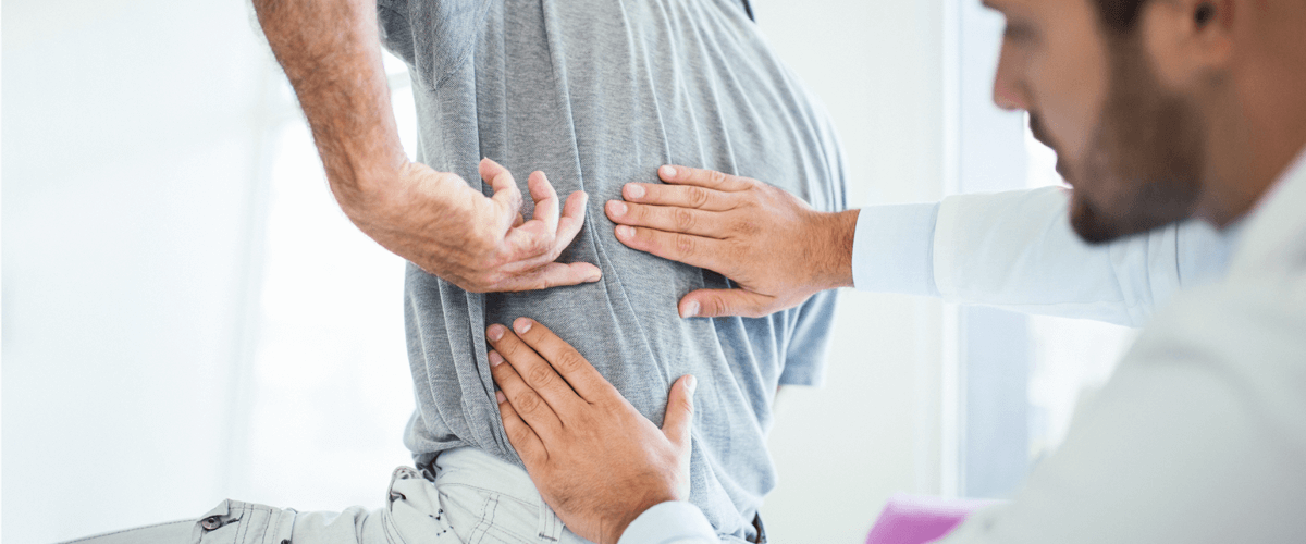 back examination