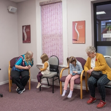 patients in our waiting area
