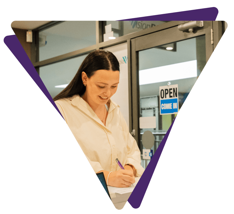 Patient signing form