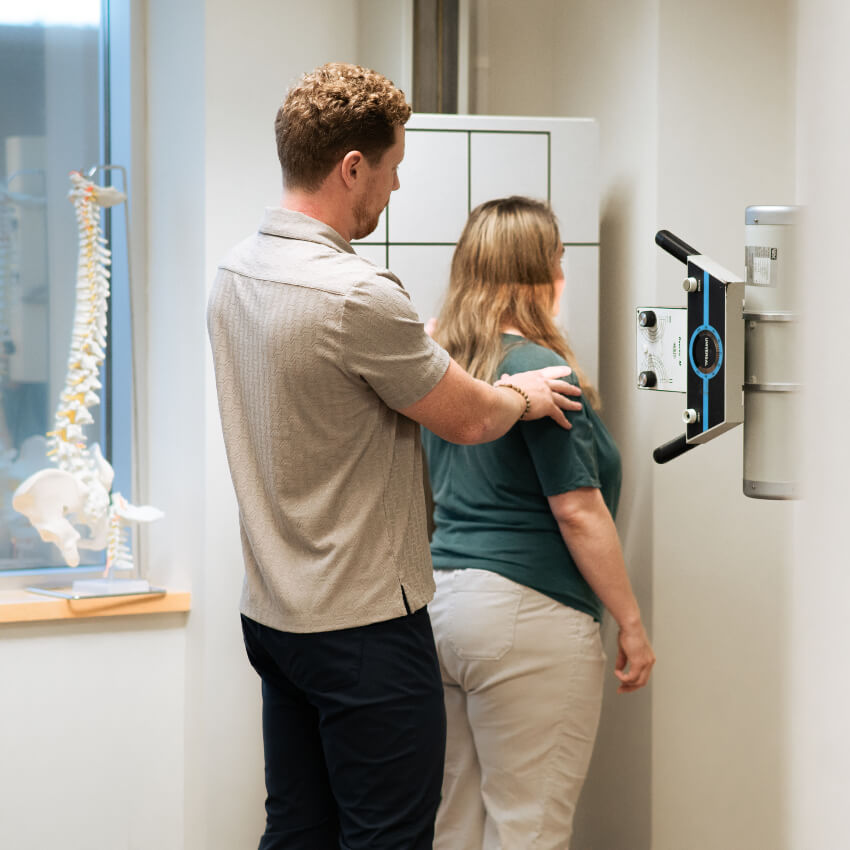 patient getting xray