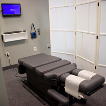 Kaur Chiropractic Adjustment Room