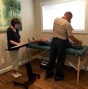 Bristol Chiropractor Todd Cooper Performing an Adjustment