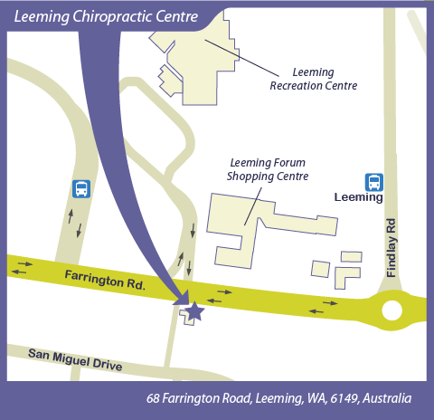 Leeming Chiropractic Centre map