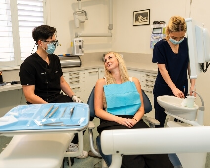 Perth patient in a dental consultation