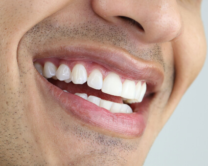 Smiling man close up