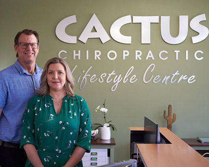 Cactus Chiropractic Lifestyle Centre team at front office