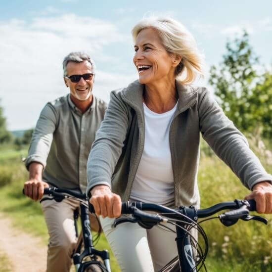couple on bike