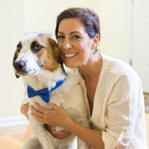 Dr. Shaye's wife and dog