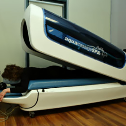 Aqua massage machine