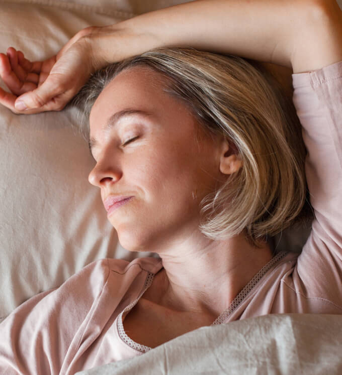 woman sleeping