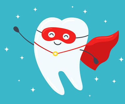 super hero tooth