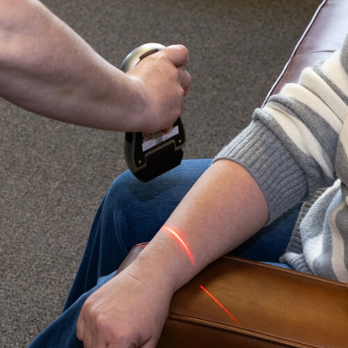 Minot patient treated with Laser Therapy