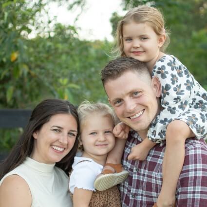 Dr James and family