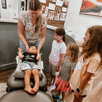 Dr K with kids