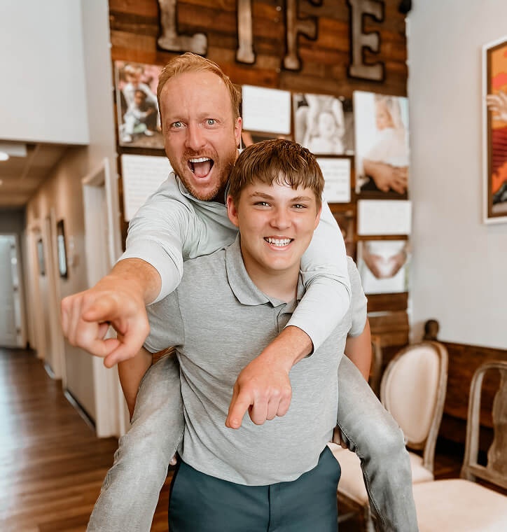 Dr. Jasyson with patient