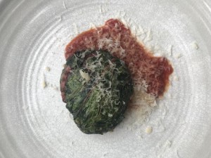 Stuffed Swiss Chard with Tomato Sauce