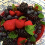 Mixed Berries and Mint