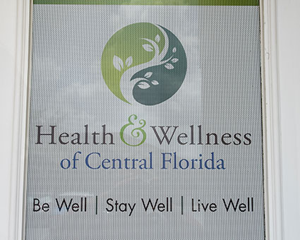 Health and Wellness of Central Florida sign