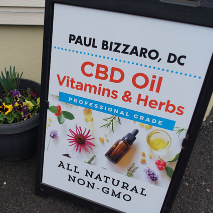 Paul M. Bizzaro, D.C.'s outside sign