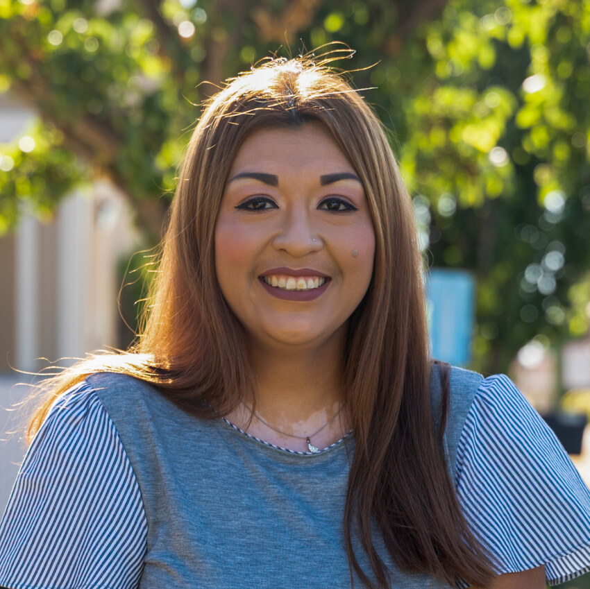 Griselda smiling