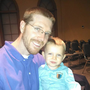 Dr. Chad Barfknecht and his son