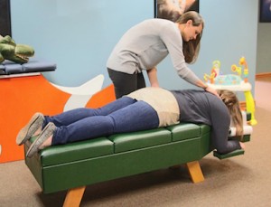 Chiropractic adjustment at Imagine Chiropractic