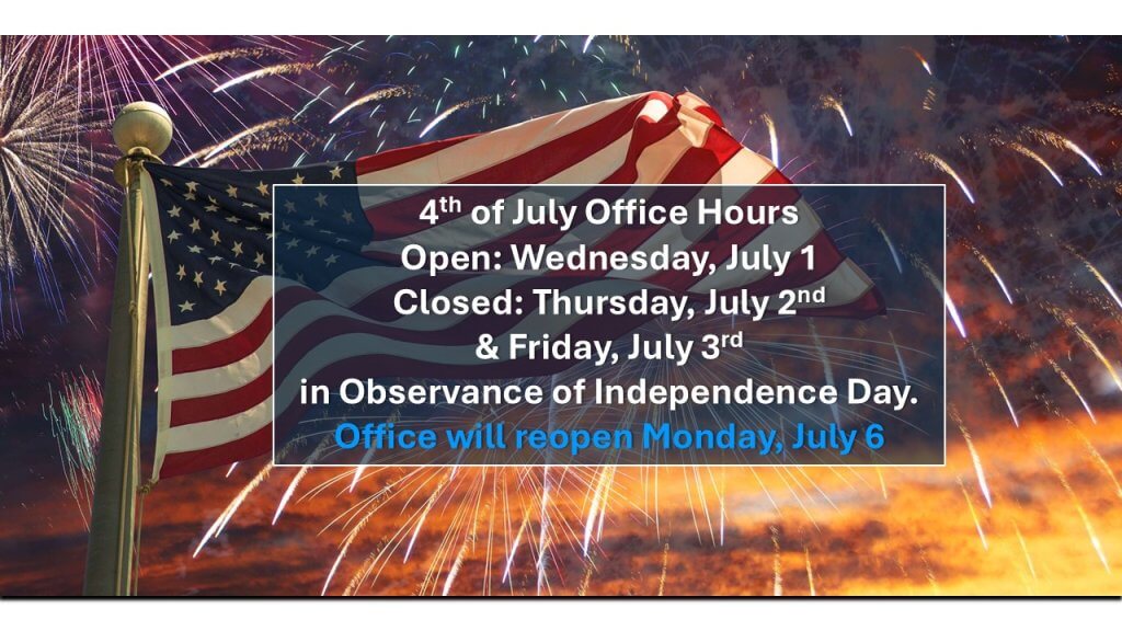 4th of July hours