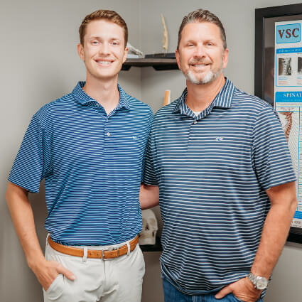 Dr. Gary and Dr. Preston of Davis Chiropractic Center