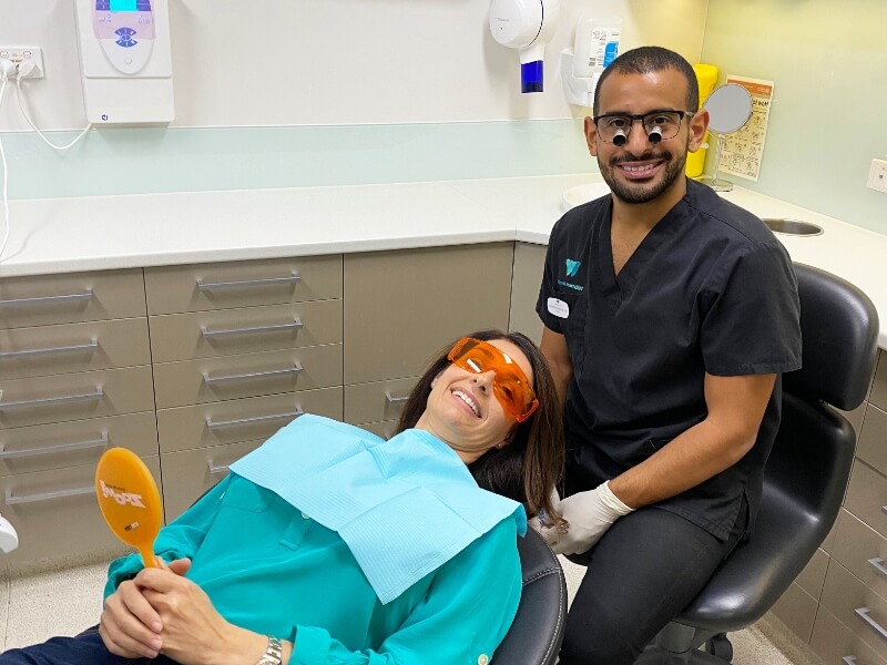 Kew Dentist Dr Ramzy with patient