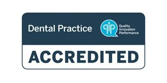 QIP dental practice accredited logo