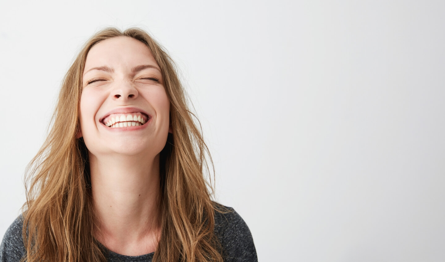 woman smiling
