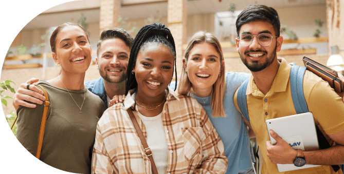 photo of people smiling together