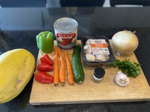 Vegetable Ragu Ingredients
