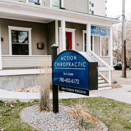 Action Chiropractic & Massage Therapy Clinic extrance