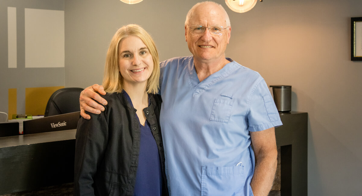 Dr. Alison Nette and her father Andy