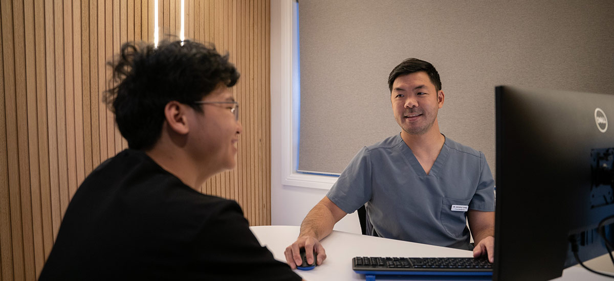 doctor and patient during consult