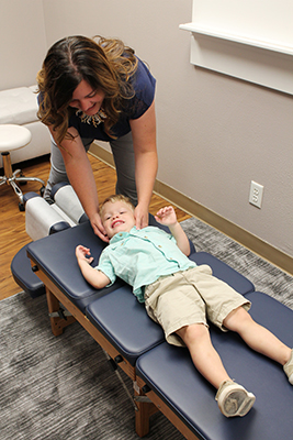 Pediatric Adjustment at Vibrant Family Chiropractic