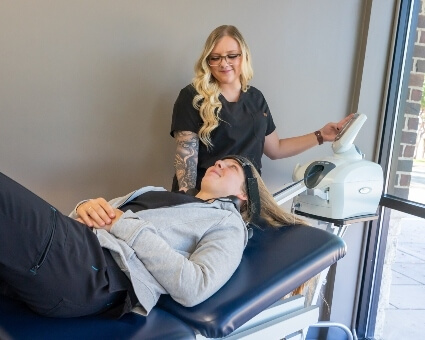 Frisco patient treated with gentle spinal decompression therapy