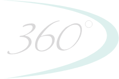 360 Chiropractic & Wellness logo graphic