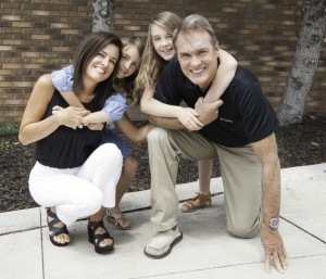 Dr. Coursen and her family