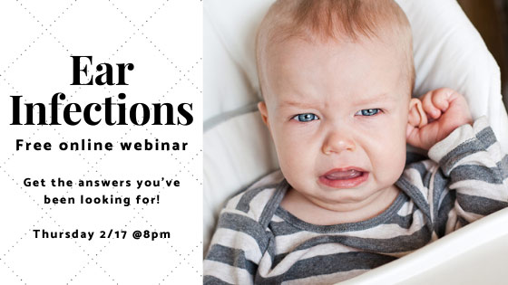 ear infections webinar flyer