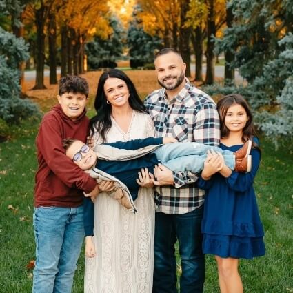 Dr. Adam Dinkel and family