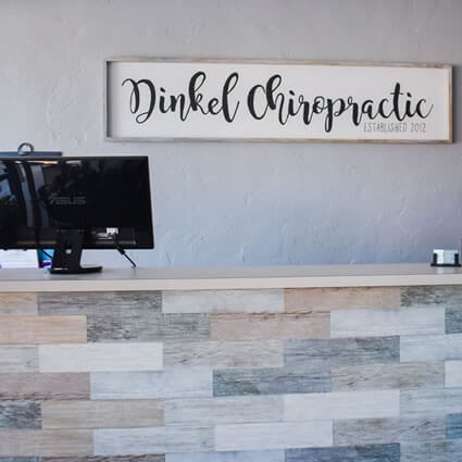 Dinkel Chiropractic front desk