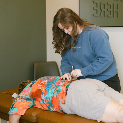 Lower back adjustment