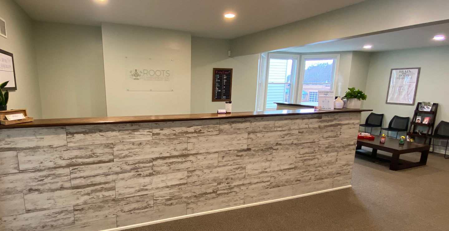 Roots Chiropractic reception area