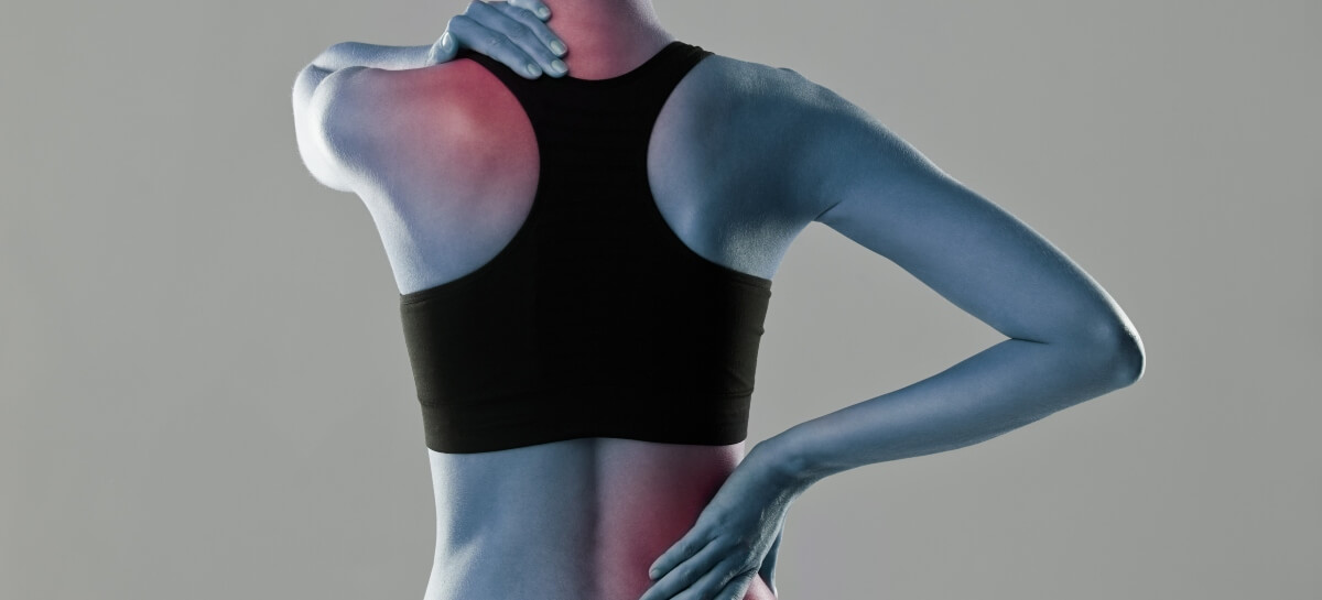 Injured female athlete