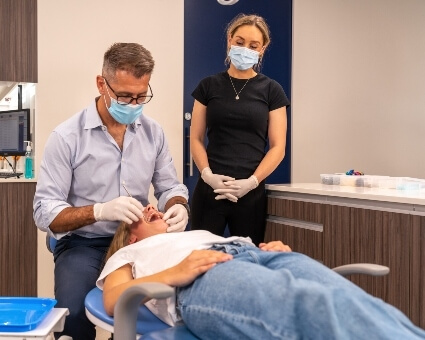 Dee Why dentist performing an oral exam