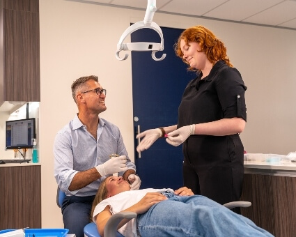 Dee Why patient in a dental consultation