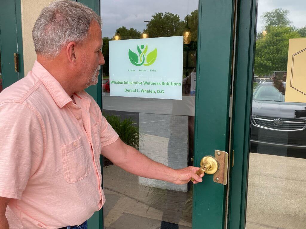 Whalen Integrative Wellness Solutions office front door