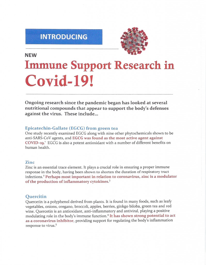Immune support pg 1